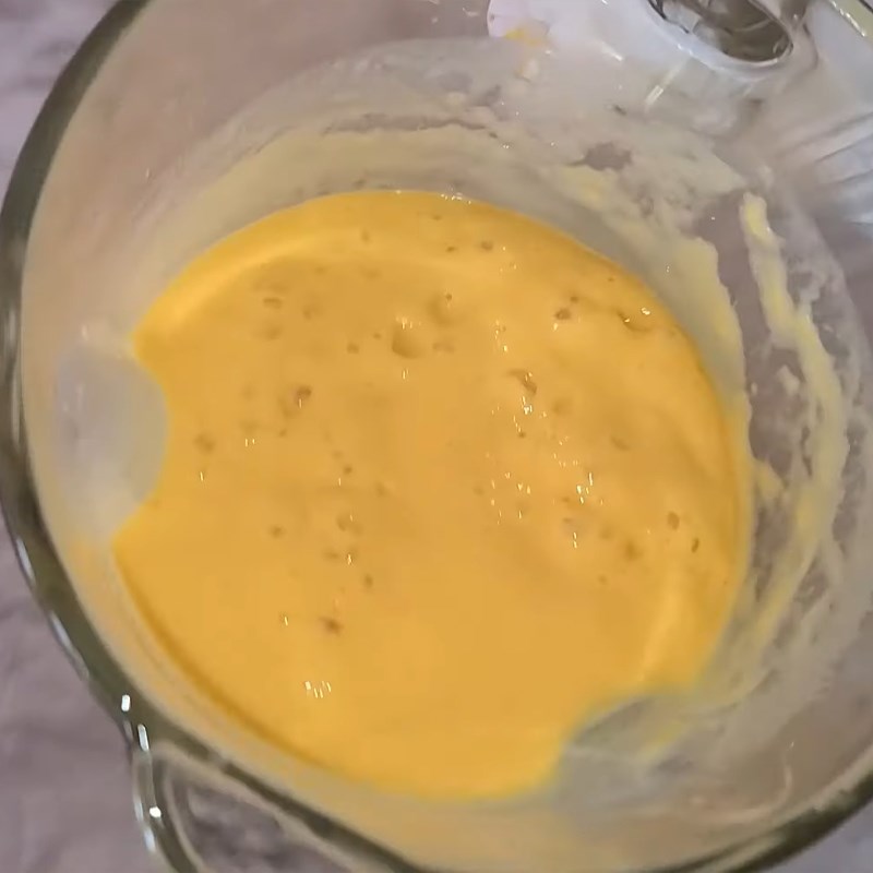 Step 3 Making mango jelly flan