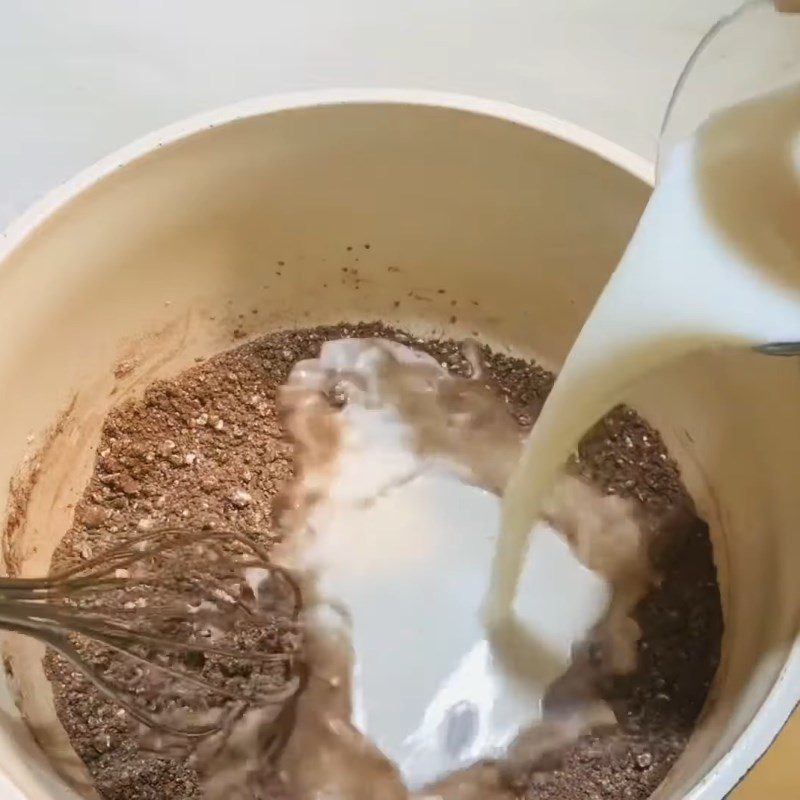 Step 1 Make the cocoa mixture Cocoa Ice Cream