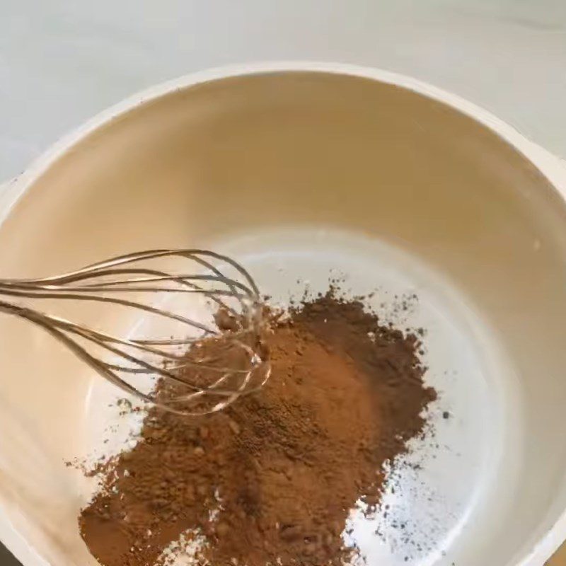 Step 1 Make the cocoa mixture Cocoa Ice Cream