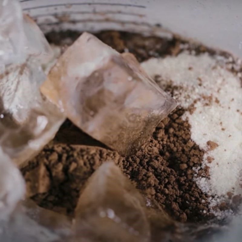 Step 2 Making the iced cocoa mixture