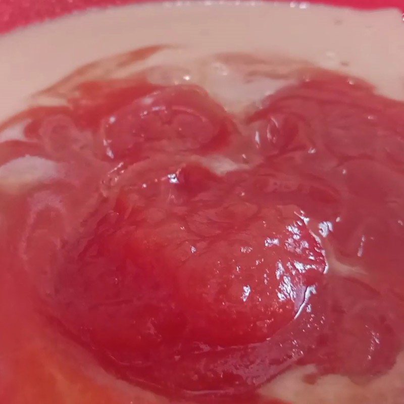 Step 2 Making the ice cream mixture Papaya bag ice cream