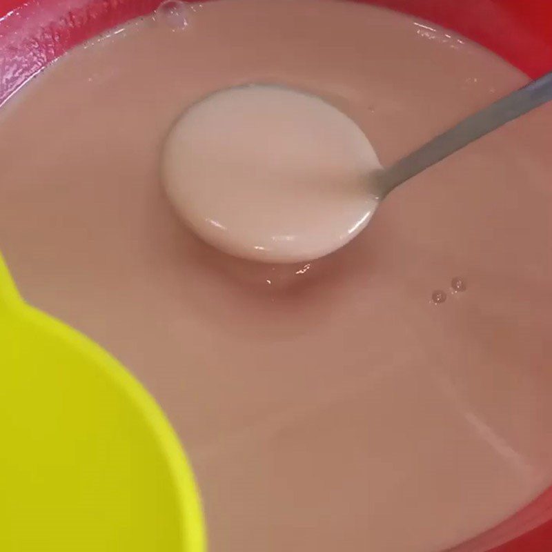 Step 2 Making the ice cream mixture Papaya bag ice cream