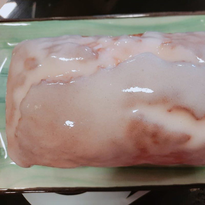 Step 4 Make the lemon sauce mixture for lemon sauce pound cake