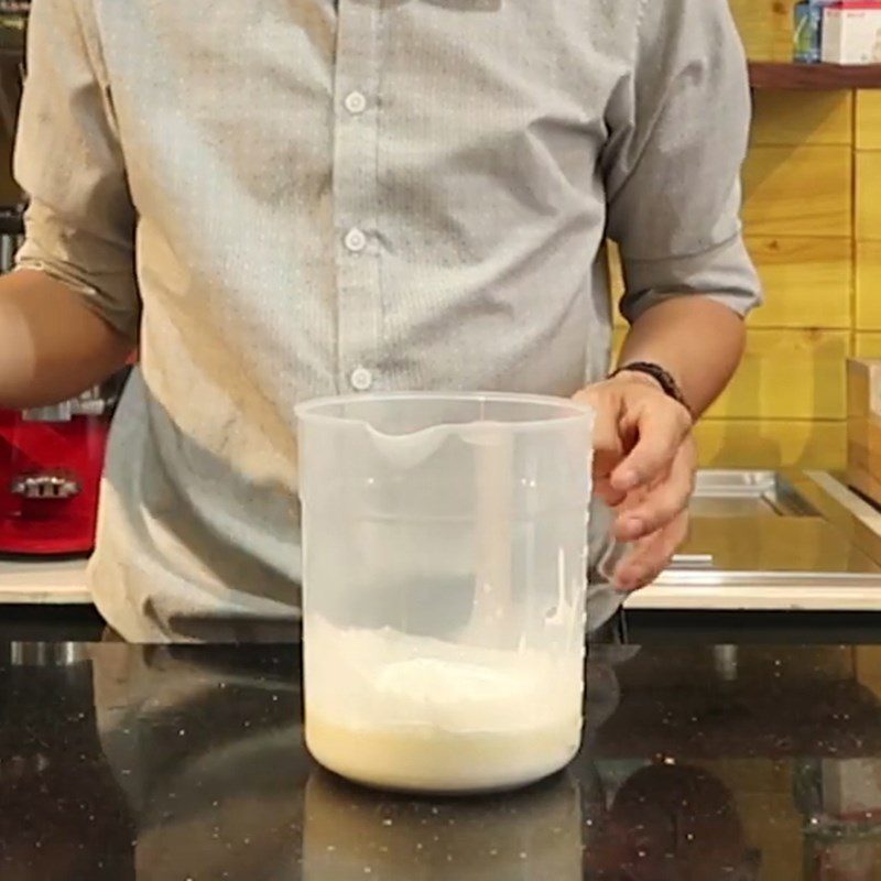 Step 2 Make cream cheese Milk tea with cream cheese (without cream cheese)