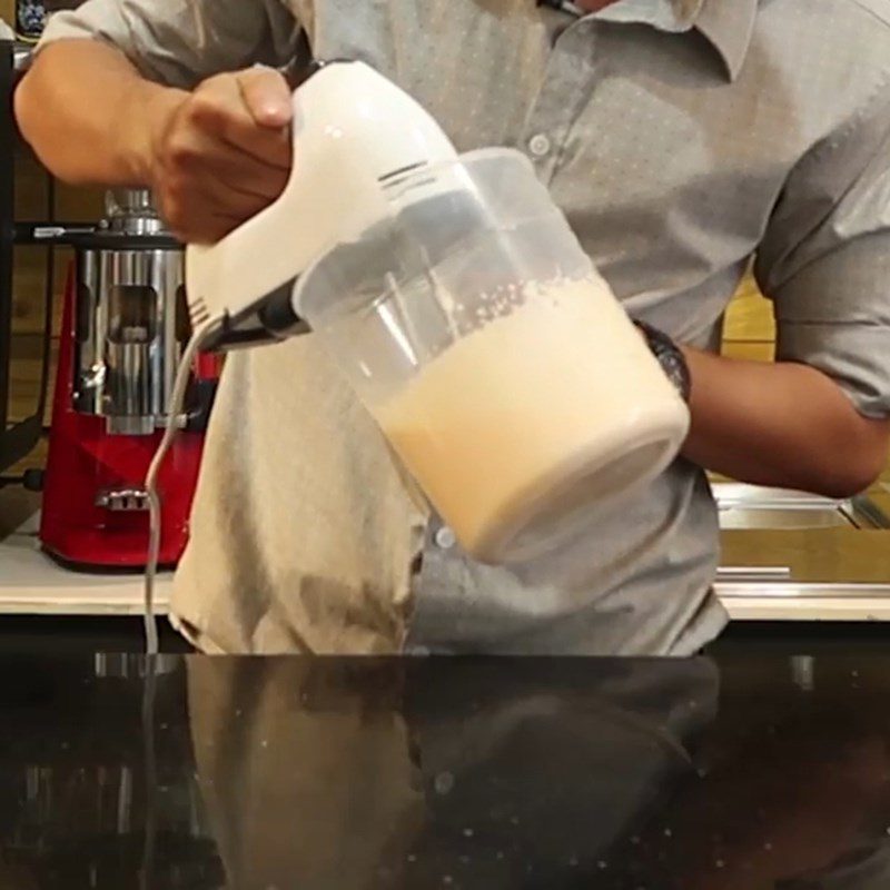 Step 2 Make cream cheese Milk tea with cream cheese (without cream cheese)