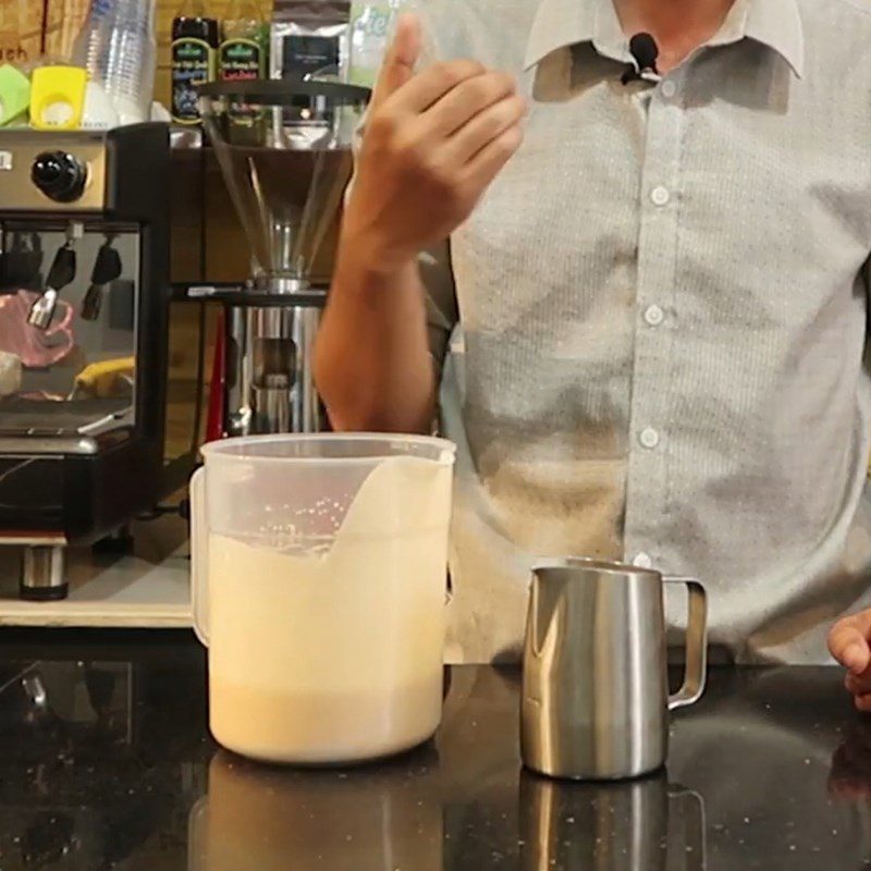 Step 2 Make cream cheese Milk tea with cream cheese (without cream cheese)