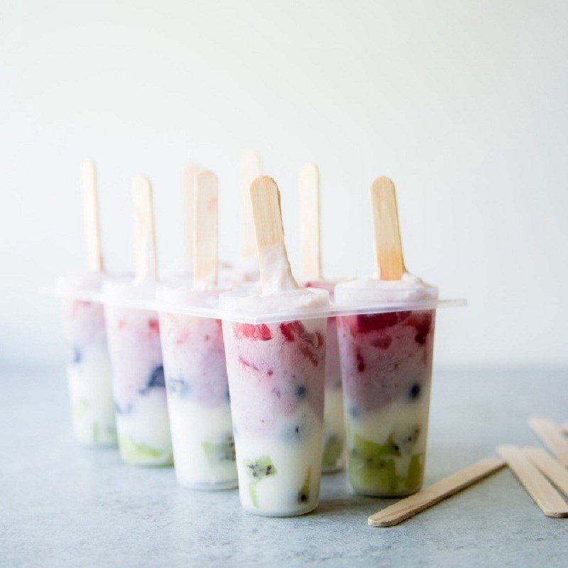 Step 2 Make the yogurt ice cream for Fruit Yogurt Popsicle