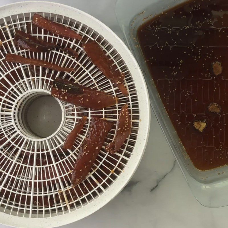 Step 4 Dry the dried tuna