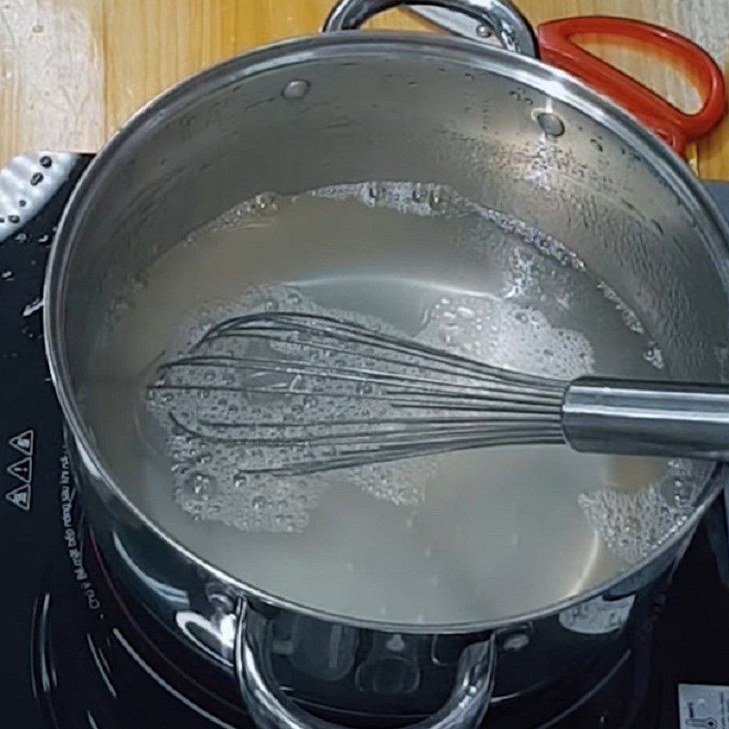 Step 3 Making Longan Jelly Longan Jelly Milk Tea Lotus Seed