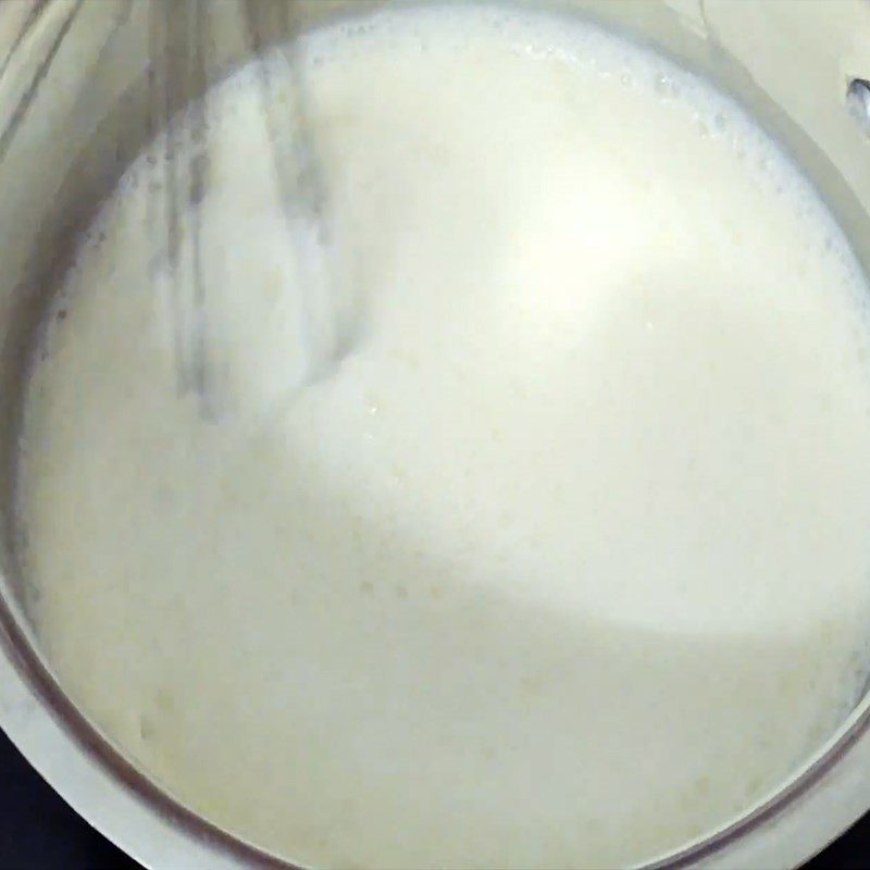Step 4 Make the panna cotta layer Panna cotta plum