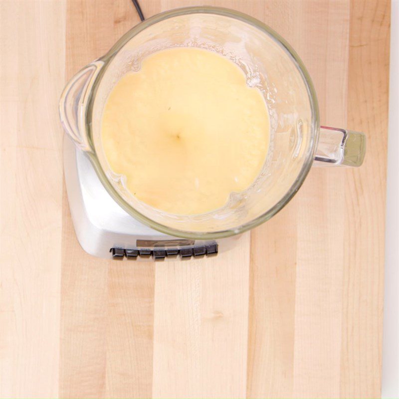 Step 5 Make the orange smoothie layer Rainbow yogurt smoothie
