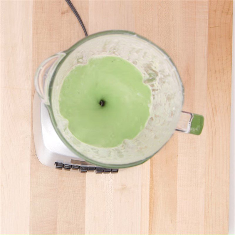 Step 3 Make the green smoothie layer Rainbow yogurt smoothie