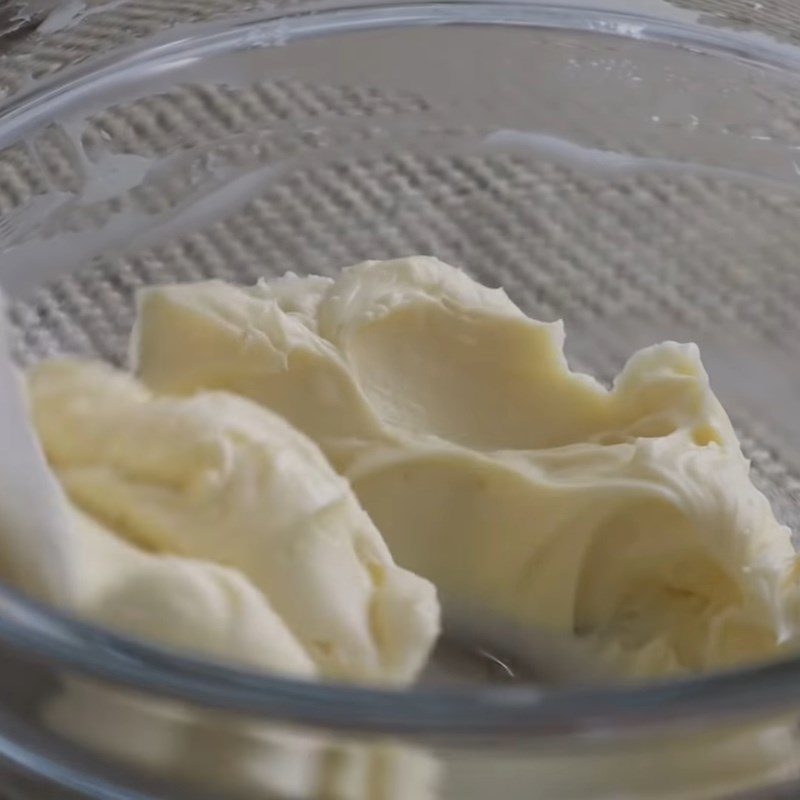 Step 5 Making the cheese cream filling Cheese cream muffin