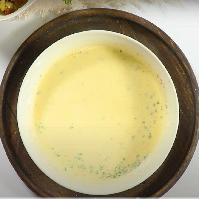 Step 2 Make the egg cream filling Savory Tart - Quiche Lorain