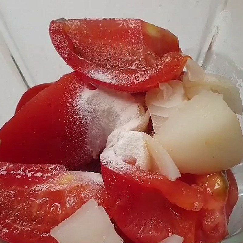 Step 2 Make the juice Onion tomato bell pepper juice