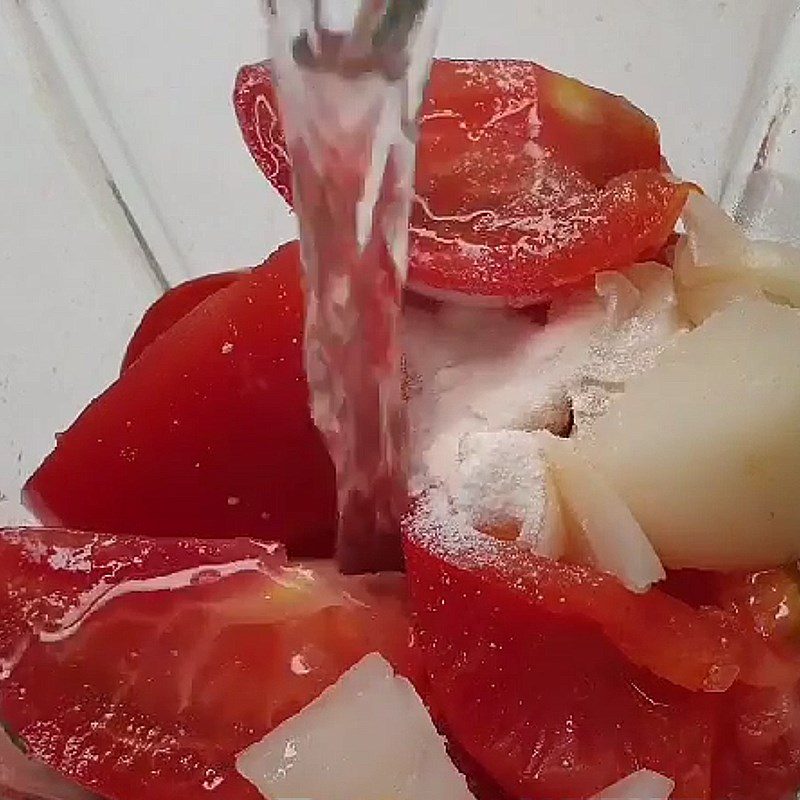 Step 2 Make the juice Onion tomato bell pepper juice