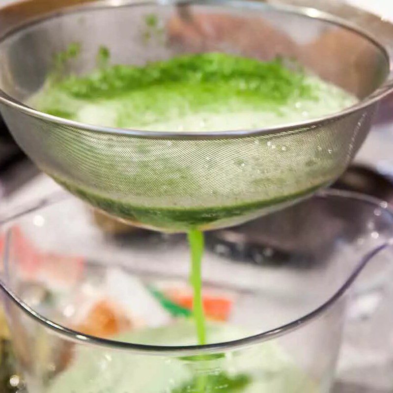 Step 2 Making juice Cucumber mint juice