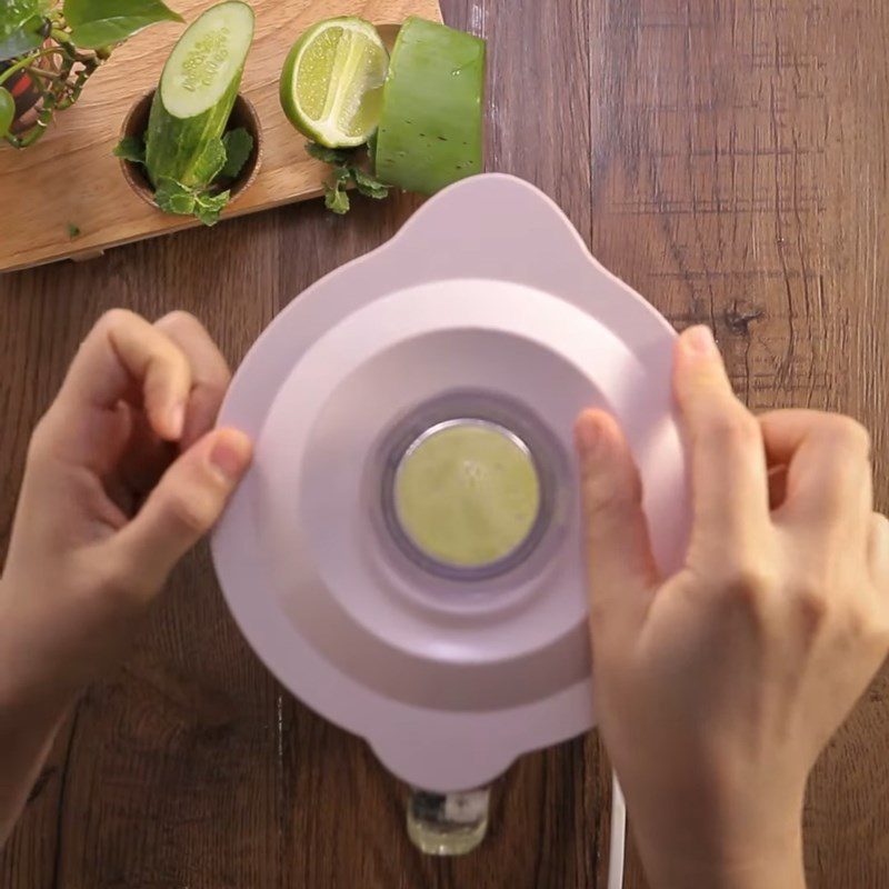 Step 3 Make Aloe Vera Cucumber Juice Aloe Vera Cucumber Juice