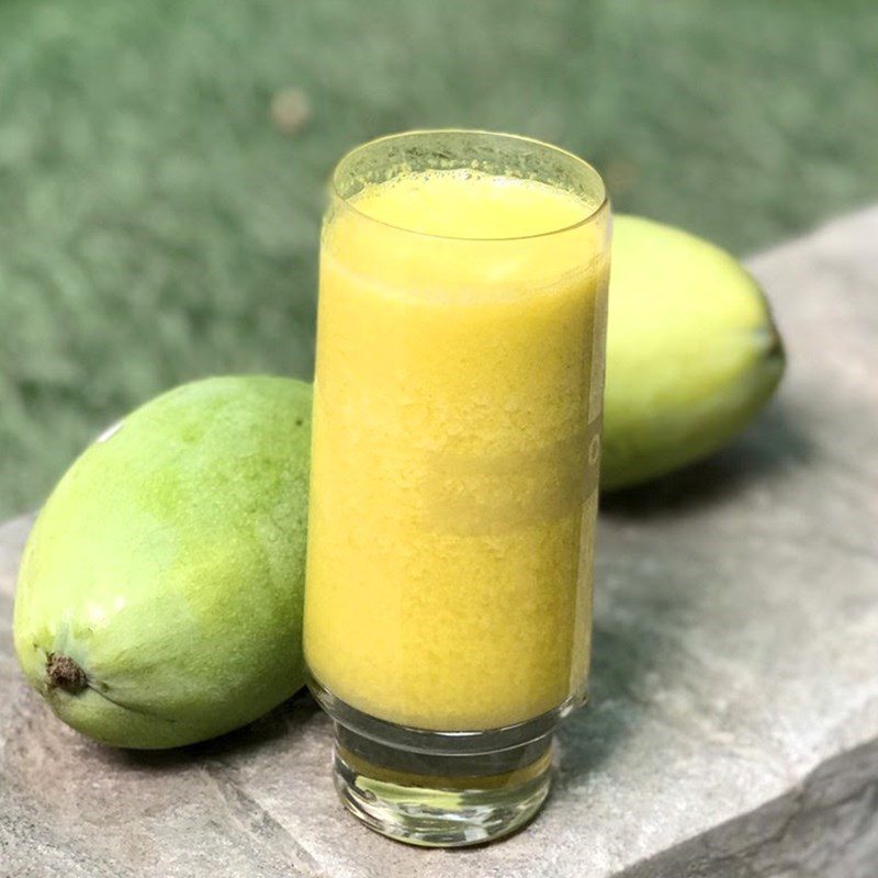 Step 2 Making mango juice Mango juice