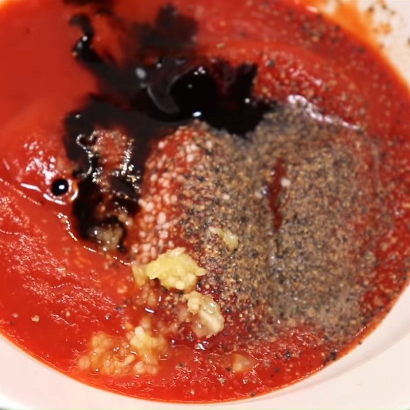 Step 3 Make the sauce Baked zucchini with cheese and minced meat