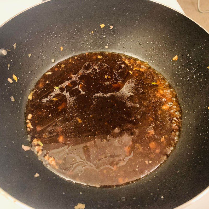 Step 6 Make the sauce for mixing Dry noodle soup (recipe shared by user)