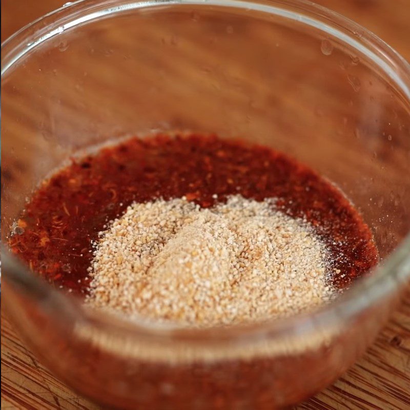 Step 5 Make salad dressing Grilled beef salad