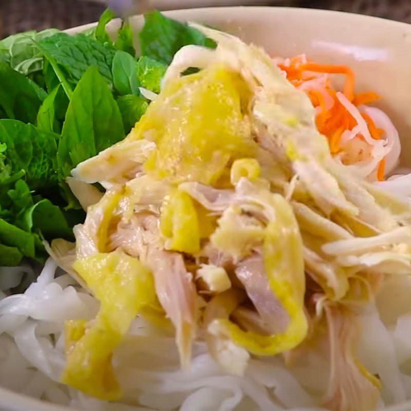 Step 4 Make Chicken Mixed Pho