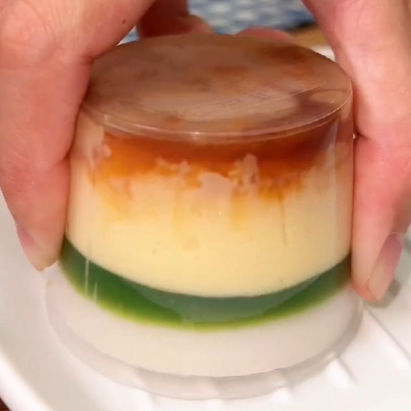 Step 3 Making jelly Flan jelly (Recipe shared from Tiktok Cooking with TasteVN)