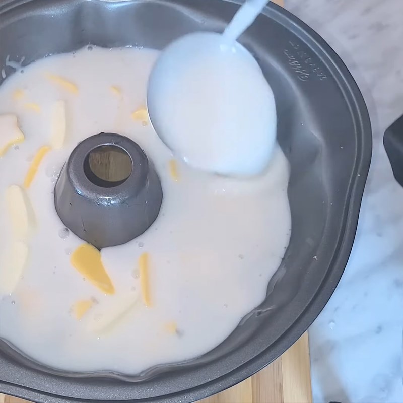 Step 5 Making mango flan jelly Mango flan jelly