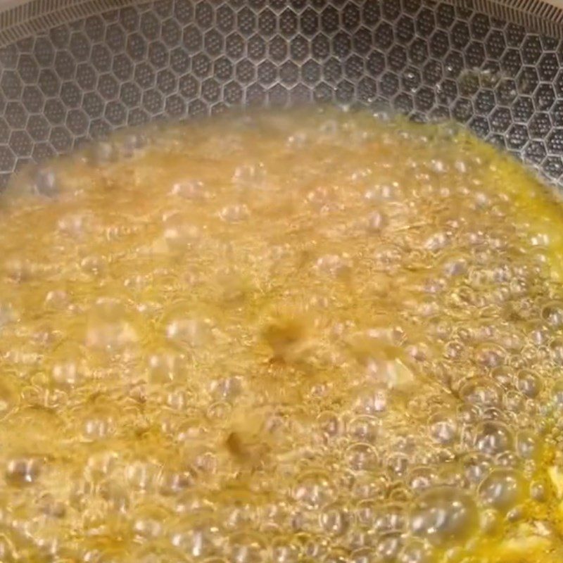 Step 3 Making sauce for Pink tilapia with orange sauce (Recipe shared from Tiktok into the kitchen with TasteVN)