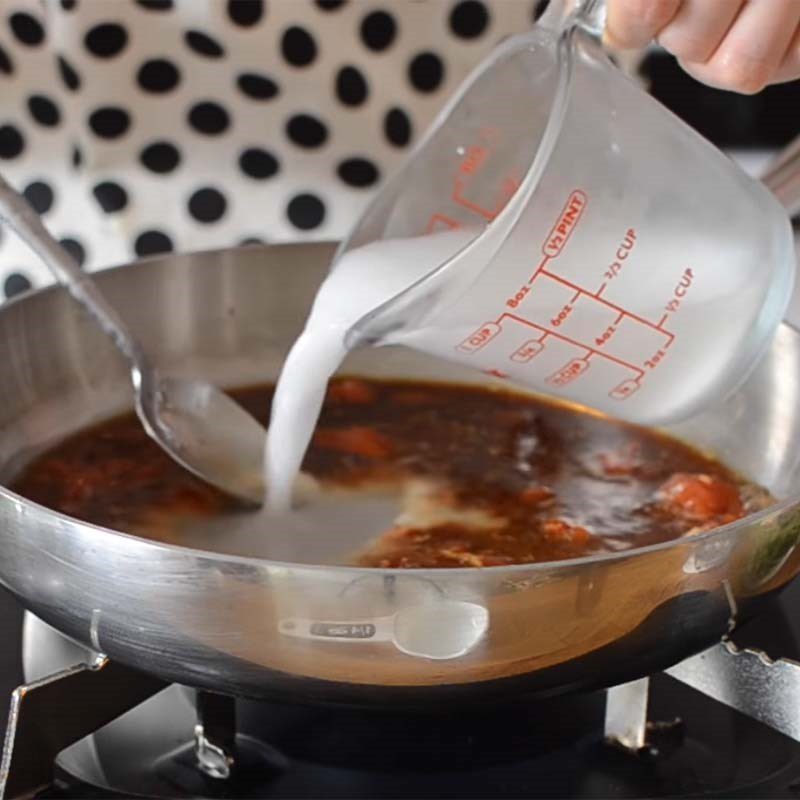 Step 1 Make Sauce for Taiwanese Oyster Omelette