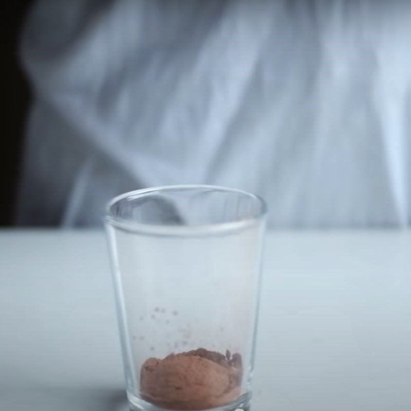 Step 1 Make Cocoa Lava Sauce for Iced Cocoa Milk