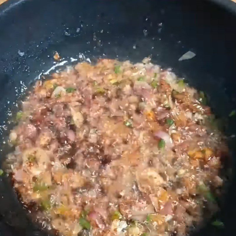 Step 3 Make the sauce for Braised Young Corn with Pepper