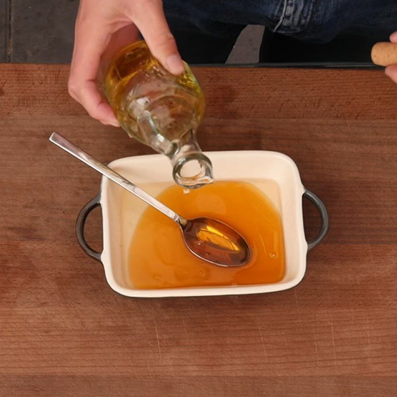 Step 1 Making honey sauce for Honey Grilled Lamb Ribs