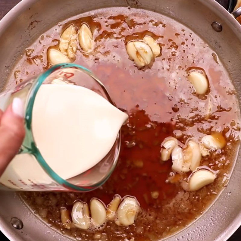 Step 3 Making cheese sauce Chicken breast with cheese sauce