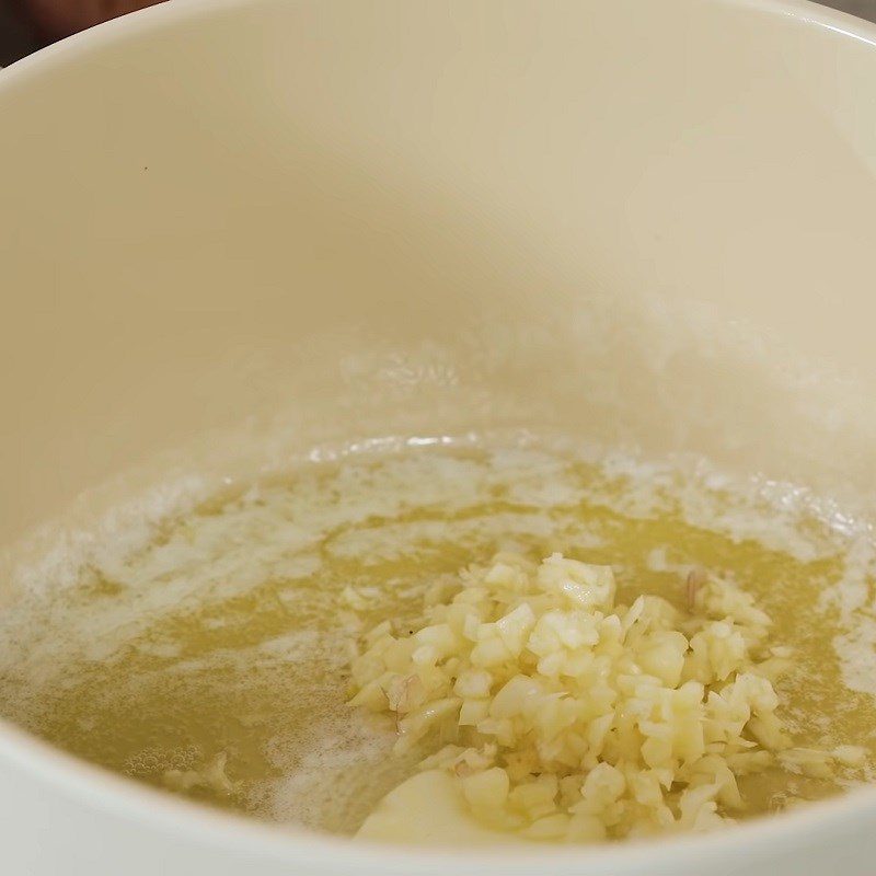 Step 4 Making Cheese Sauce Baked Potatoes with Cheese using an Air Fryer