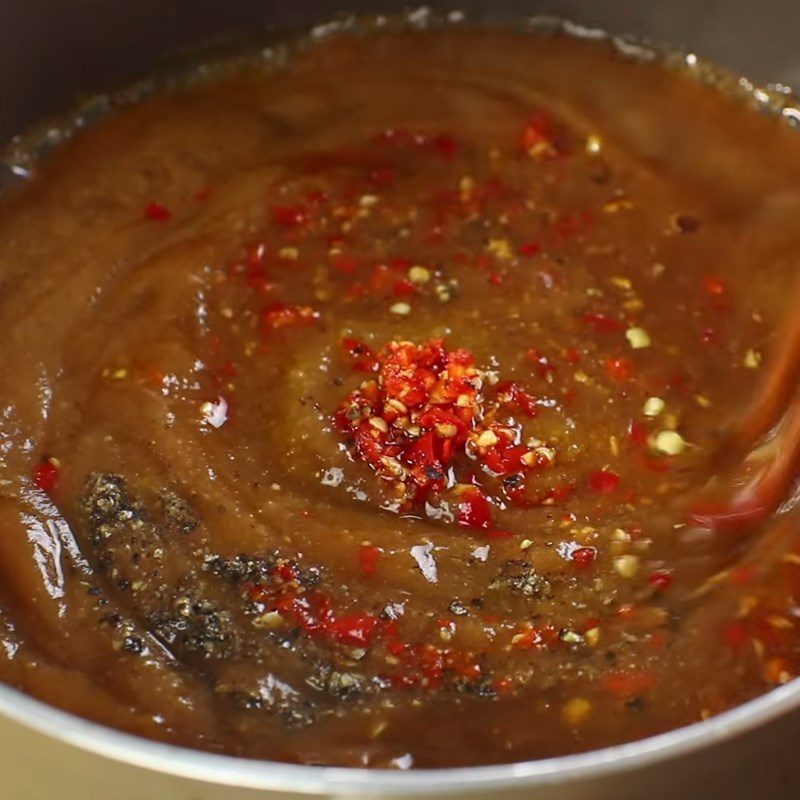 Step 3 Make the dressing for tamarind duck salad