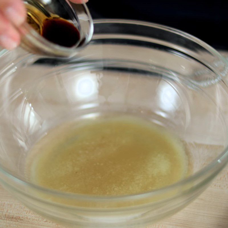 Step 3 Make the dressing for Cucumber salad with Japanese dressing