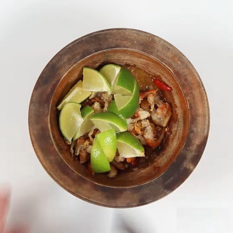 Step 1 Make the sauce for Spicy Sour Noodles with Dried Shrimp