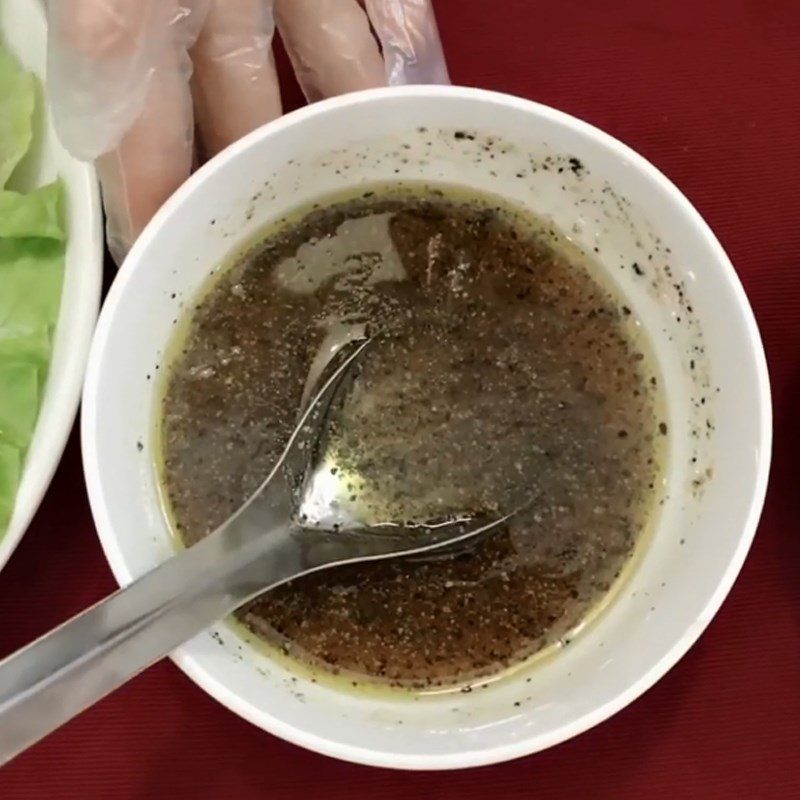 Step 4 Make salad dressing Walnut chicken salad