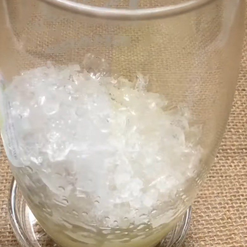 Step 3 Make yogurt coffee foam Yogurt coffee foam
