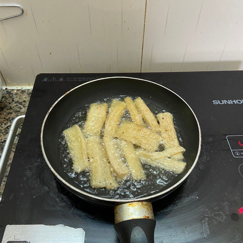 Step 3 Fried Crispy Vegan Ribs