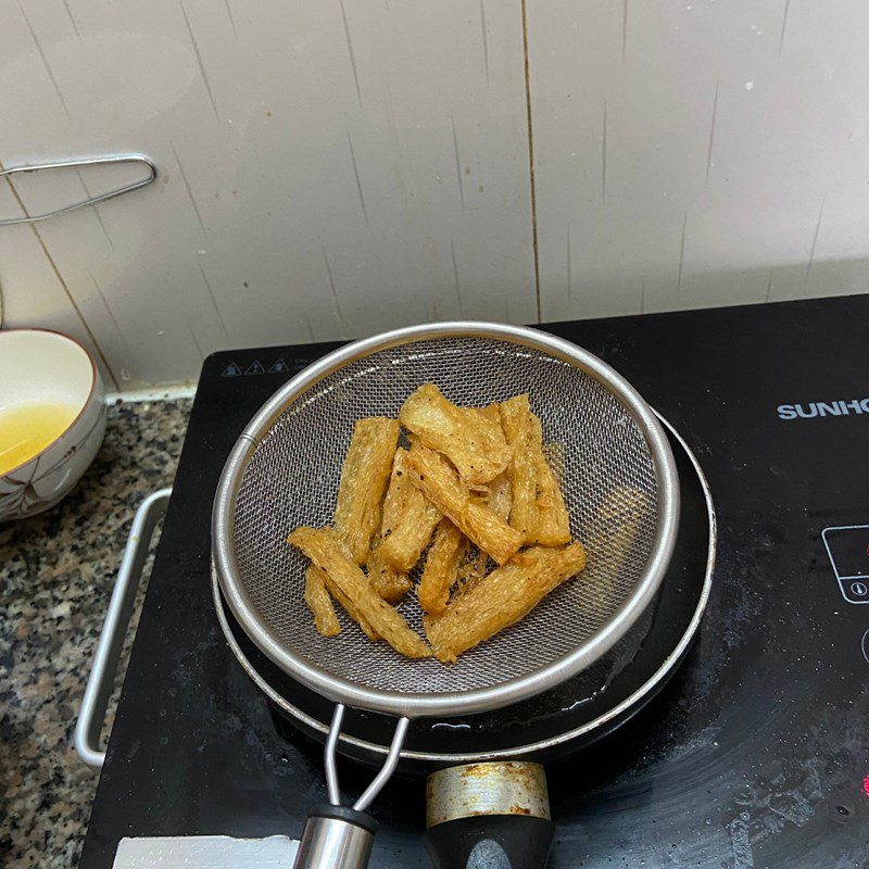 Step 3 Fried Crispy Vegan Ribs