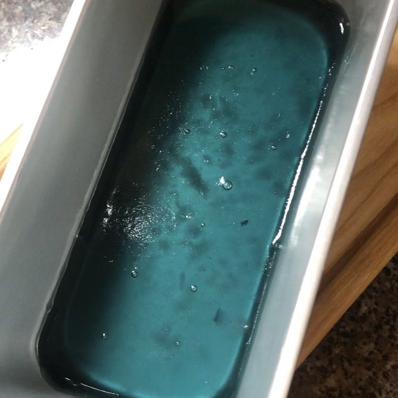 Step 4 Make butterfly pea jelly Black bean dessert with butterfly pea jelly using a pressure cooker