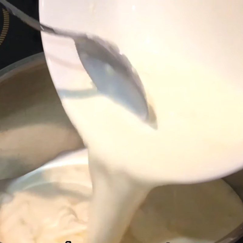Step 3 Making fresh cheese jelly Fresh cheese milk tea