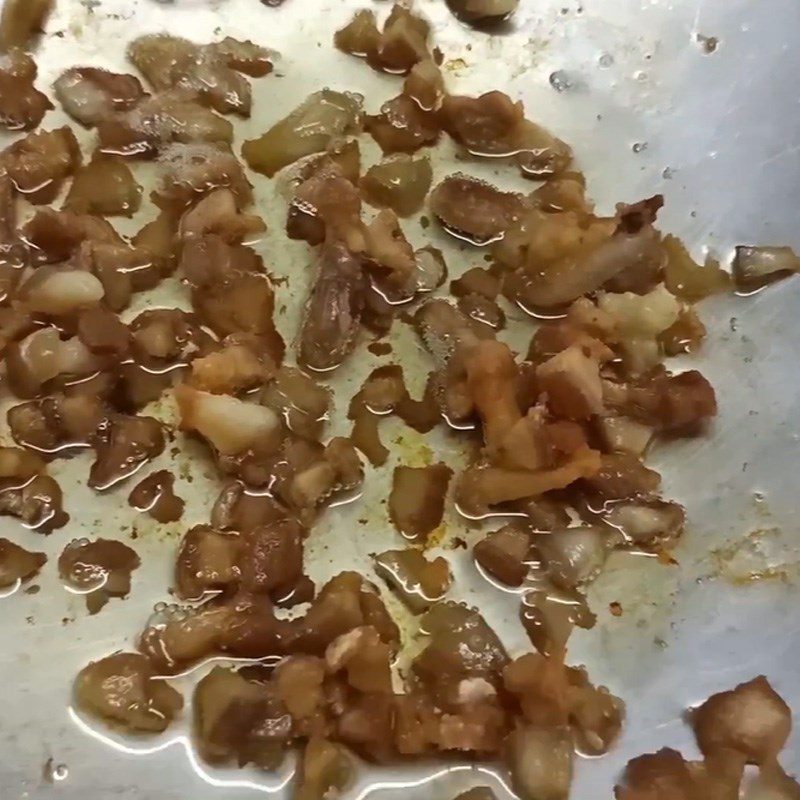 Step 3 Making Fried Pork Fat Mixed Jackfruit Da Nang