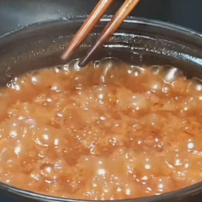 Step 2 Making coconut milk braised soy sauce Coconut milk braised soy sauce
