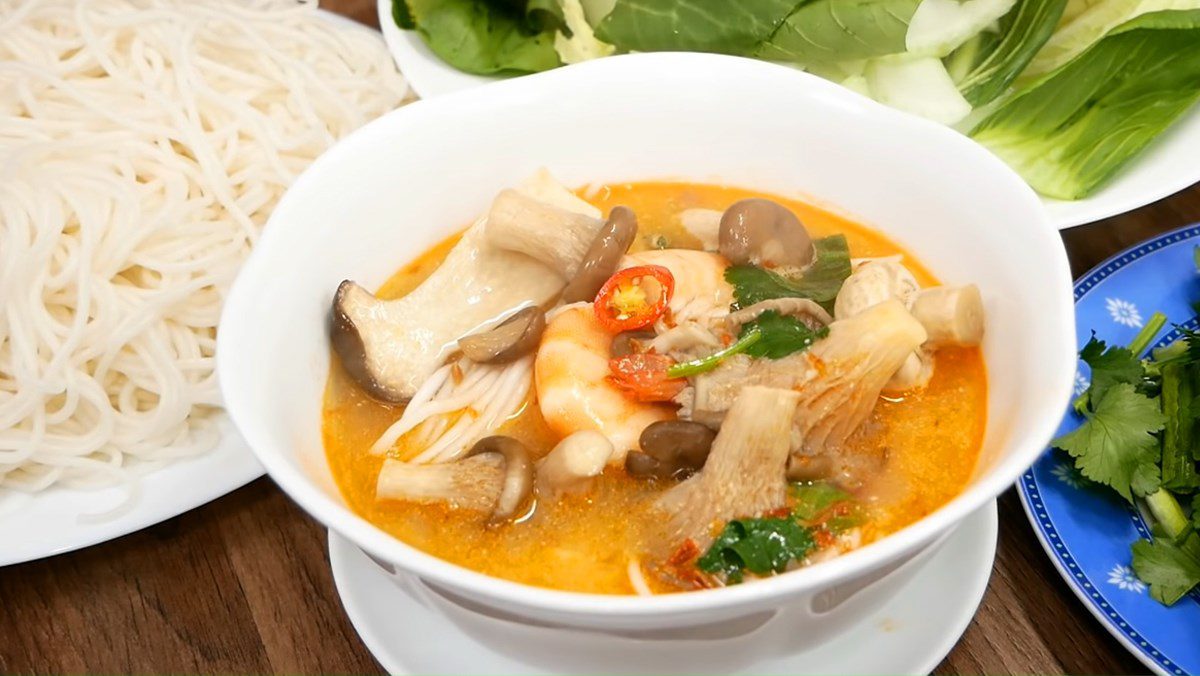 Tom Yum Shrimp Hot Pot