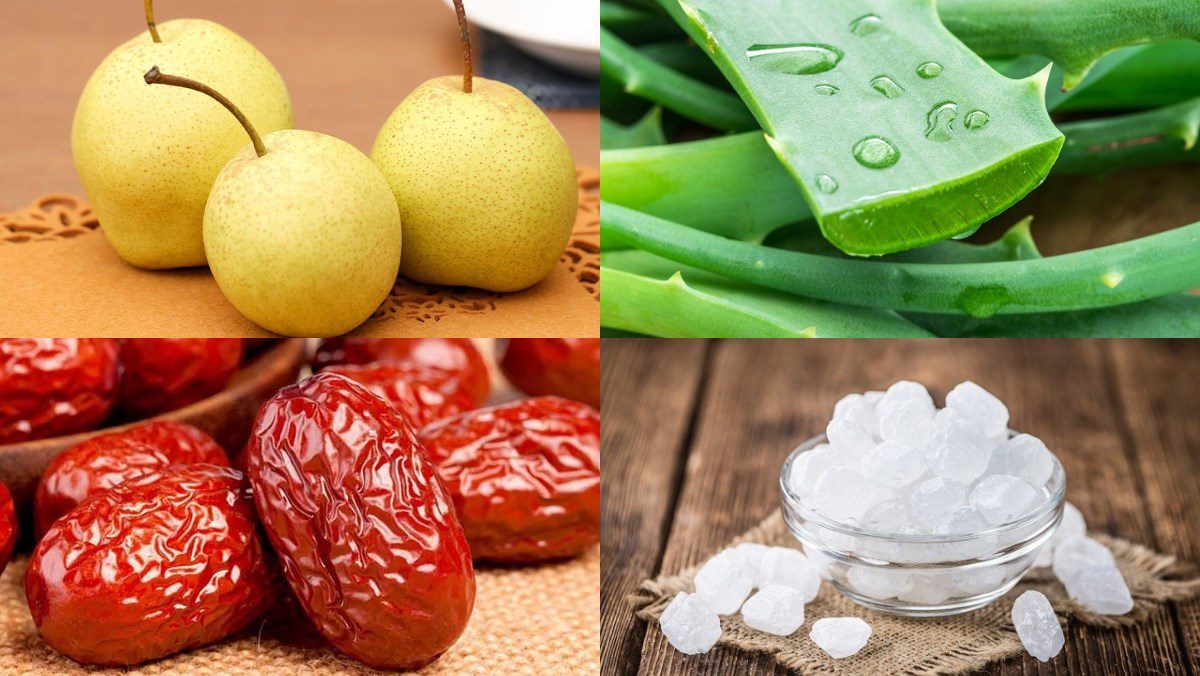 Ingredients for the cooling drink