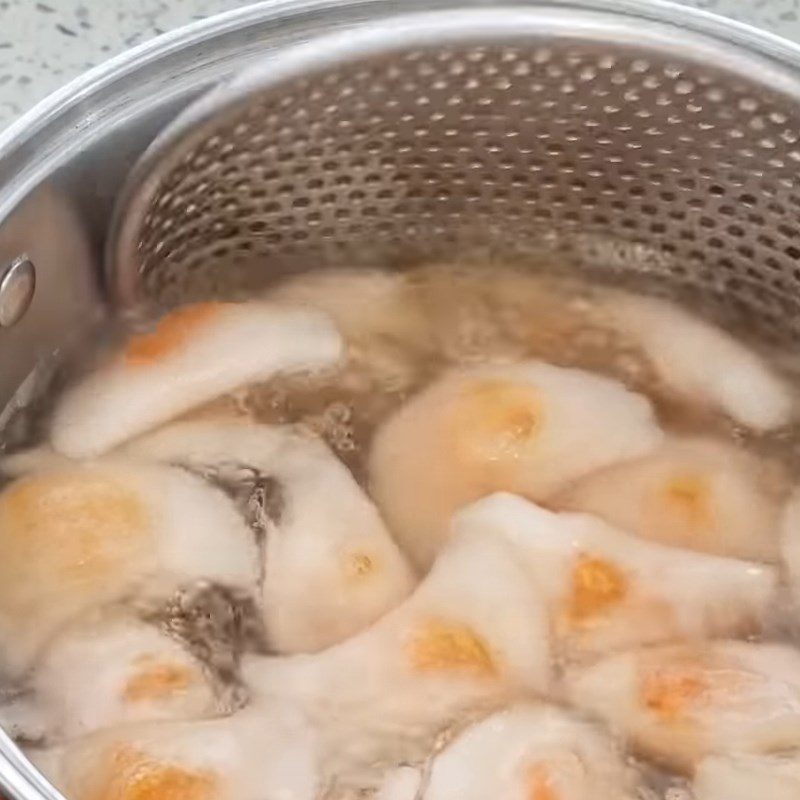Step 7 Boiling the cake Tapioca cake Phan Thiet